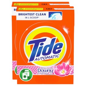 Tide Automatic Powder Detergent Essence Of Downy Freshness 2.5Kg X2
