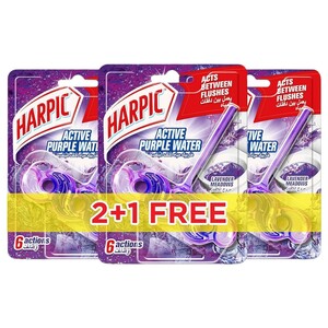 Harpic Toilet Rim Block Lavender Meadow 35G 2+1 Free