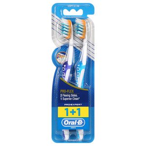 Oral-B Toothbrush Pro Expert Pro Flex Soft 1 + 1 Free