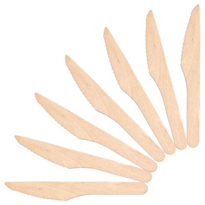 Wooden Knives 15 Pieces