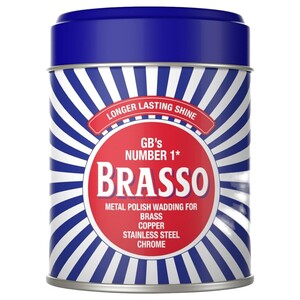 Brasso Metal Polish Wadding For Brass Copper Stainless Steel Chrome 75G