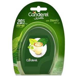 Canderel	Sucralose Stevia Tabs 300 + 60 Pieces