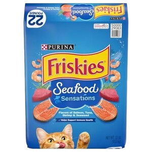 Friskies Seafood Sensations Salmon, Tuna, Shrimp & Seaweed 10Kg