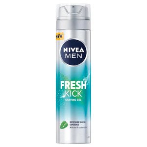 Nivea Men Fresh Kick Shaving Gel With Mint & Cactus Water 200Ml