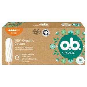 O.B. Organic Comfort Super 16 Tampons