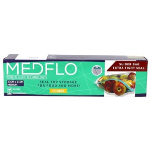 Medflo Slider Bag Large 27Cmx24cm 10 Bags