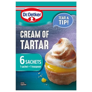 Dr Oetker Cream Of Tartar Sachets 6 Pieces 5G