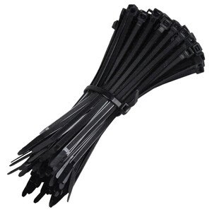 Ak Kemco Black Cable Tie 3.6 X 200Mm