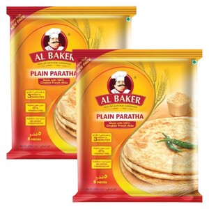 Al Baker Whole Wheat Paratha 400G X2