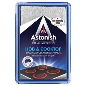 Astonish Hob & Cooktop Specialist Cleaner & Sponge 250G