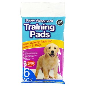 World Of Pet Super Absorbent Training Pads 6 Pack 40*50Cm