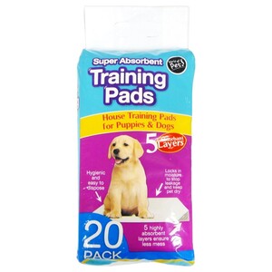 World Of Pet Super Absorbent Training Pads 20 Pack 60*45Cm