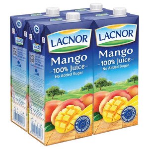 Lacnor Juice Mango 1L X4