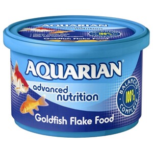 Aquarian Complete Nutrition For Goldfish & Cold Water Flake Food 50G