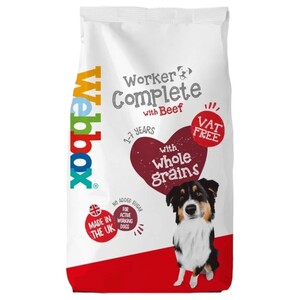 Webbox Worker Complete With Beef With Whole Grains 2Kg