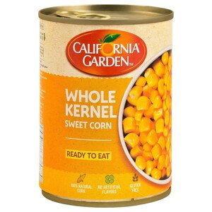 California Garden Whole Kernel Sweet Corn Low Fat 244G