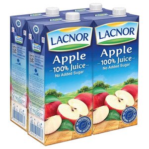 Lacnor Juice Apple 1L X4