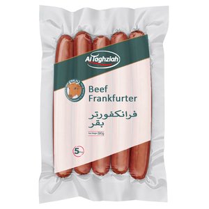Al Taghziah Frozen Beef Frankfurter 5 Pieces 380G
