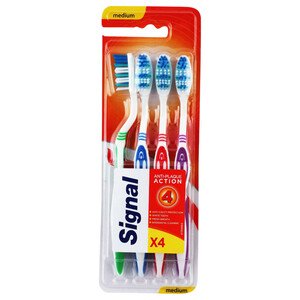 Signal Toothbrushes Assorted Antiplaque Medium