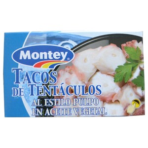 Montey Octopus In Oil 100G