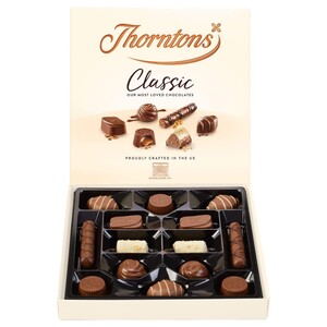 Thorntons Milk Dark & White Chocolate Classic Collection 150G