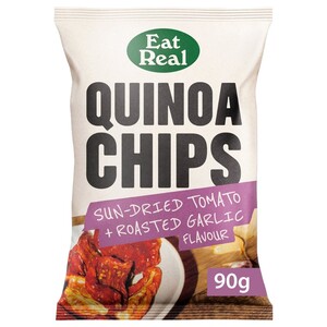 Eat Real Quinoa Chips Sundried Tomato Roasted Garlic 90G