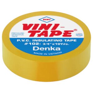 Vini Yellow Insulation Tape 10Yards X 0.75 Inch