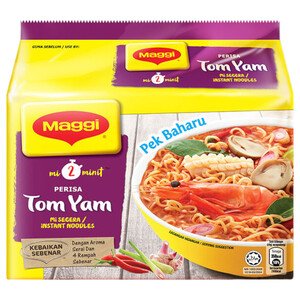 Maggi 2 Minute Noodles Tom Yam 80G X5