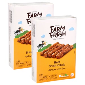 Farm Fresh Beef Shish Kabab 320G X2