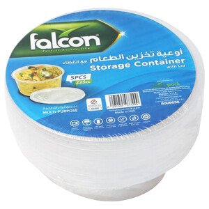 Falcon Storage Containers With Lid 5 Pieces