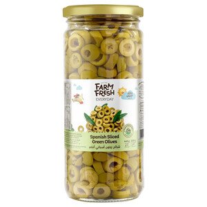 Farm Fresh Sliced Spanish Green Olives 230G
