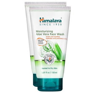 Himalaya Face Wash Moisturizing Aloe Vera 150Ml X2