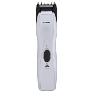 Geepas Rechargeable Trimmer Black And Silver Gtr34