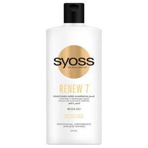 Syoss Renew 7 Complete Conditioner With Water Lily For Multi-Damaged Hair 500Ml