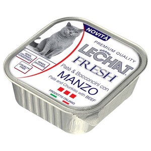 Le Chat Fresh Pate And Chunkies With Beef 100G