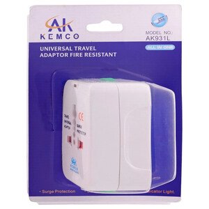 Ak Kemco Universal Travel Adapter Ak931l
