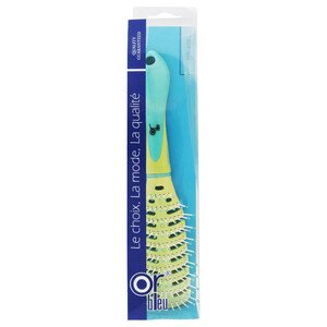 Or Bleu Blue & Green Hairbrush