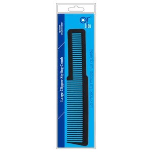 Or Bleu Large Black Styling Clipper Comb