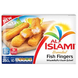 Al Islami Frozen Breaded Fish Fingers 10 Pieces 250G