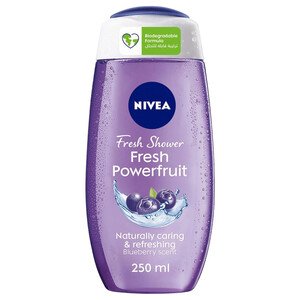 Nivea Refreshing Fresh Powerfruit Shower Gel Blueberry Scent 250Ml