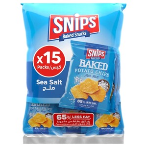 Snips Baked Potato Chips Salt 16G X15