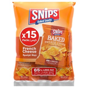 Snips Baked Potato Chips French Cheese 16G X15