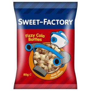 Sweet Factory Jelly Candies Fizzy Cola Bottles 80G