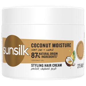 Sunsilk Styling Cream Natural Recharge Frizz Proof With Coconut Oil 275Ml
