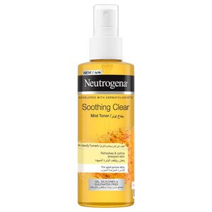 Neutrogena Soothing Clear Turmeric Mist Toner For Spot-Prone Skin 125Ml