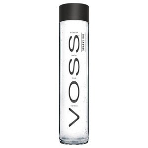 Voss Sparkling Water Glass Bottle 375Ml