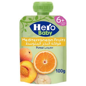 Hero Baby Mediterranean Fruits Puree 6+ Months 100G
