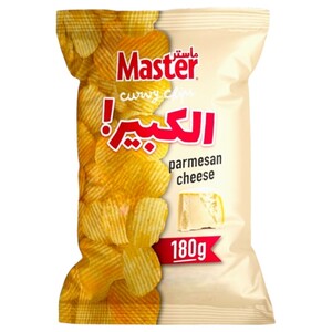 Master Curvy Chips Parmesan Cheese 180G