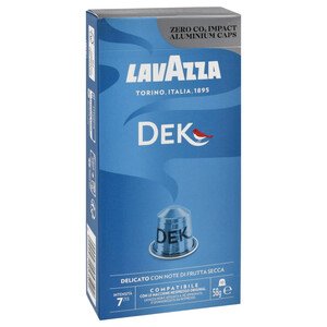 Lavazza Dek Decaffeinated Roasted Espresso Coffee Capsules 10 Pieces