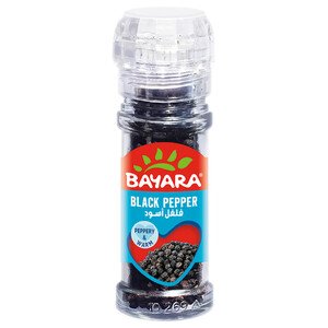 Bayara Whole Black Pepper With Grinder 40G